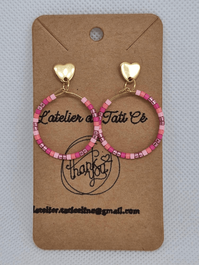 Créoles roses